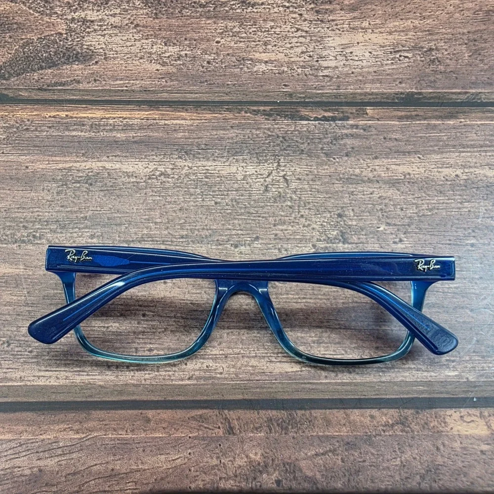 Ray-Ban‎ RB 1536 3731 Blue Gradient Rectangular Eyeglasses Frames 48-16-130